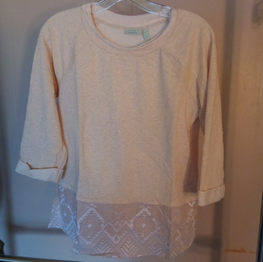 Logo Lounge 3/4 sleeve top